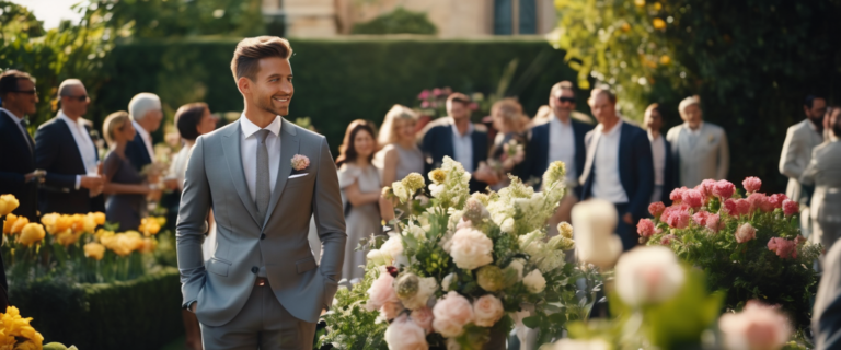 Costume mariage gris : Top 20 modèles 2026